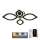 Candeeiro integrado LED com regulação LED/95W/230V 3000-6500K + comando