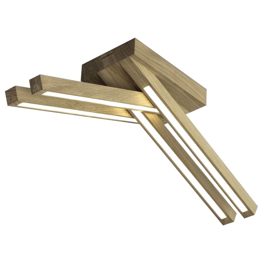 Candeeiro  integrado LED LINUS 4xLED/4,5W/230V carvalho mate