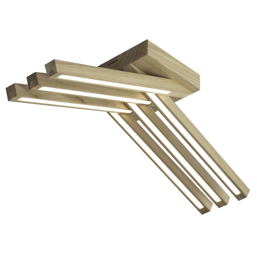 Candeeiro  integrado LED LINUS 6xLED/4,5W/230V carvalho mate