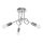 Candeeiro integrado LOOP 3xE27/15W/230V cromado brilhante