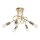 Candeeiro integrado LOOP 5xE27/15W/230V dourado