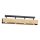 Candeeiro integrado MAISON 4xGU10/8W/230V castanho/carvalho