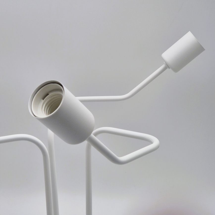 Candeeiro integrado MATYLDA 3xE27/60W/230V branco