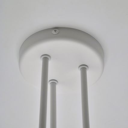 Candeeiro integrado MATYLDA 3xE27/60W/230V branco