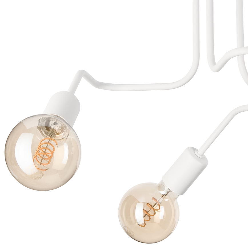Candeeiro integrado MATYLDA 3xE27/60W/230V branco