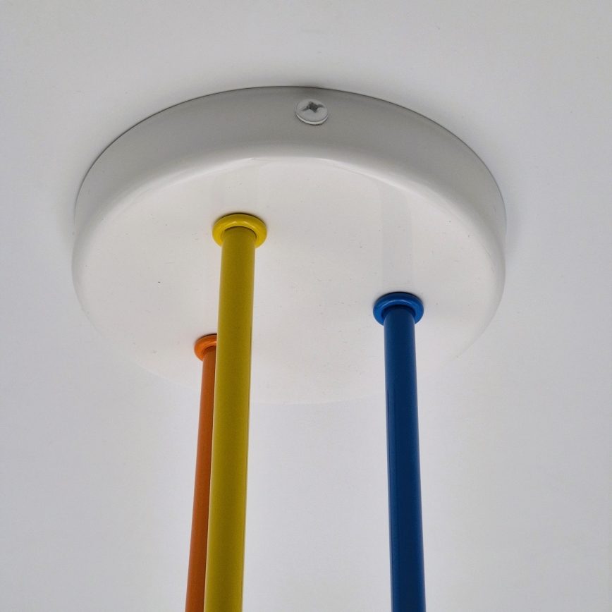 Candeeiro integrado MATYLDA 3xE27/60W/230V colorido