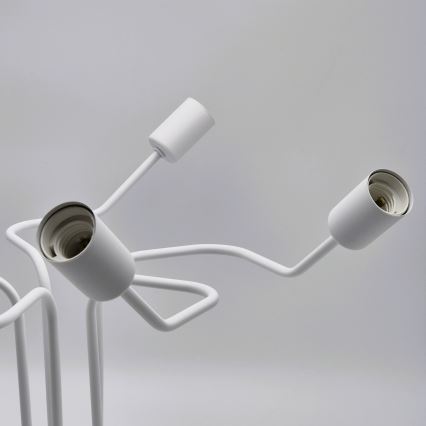 Candeeiro integrado MATYLDA 5xE27/60W/230V branco