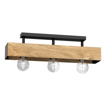 Candeeiro integrado MILUZA 3xE27/15W/230V