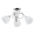 Candeeiro integrado MODENA 3xE27/60W/230V cromado brilhante/branco