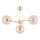 Candeeiro integrado PRIMERY 3xE14/10W/230V dourado