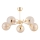 Candeeiro integrado PRIMERY 5xE14/10W/230V dourado
