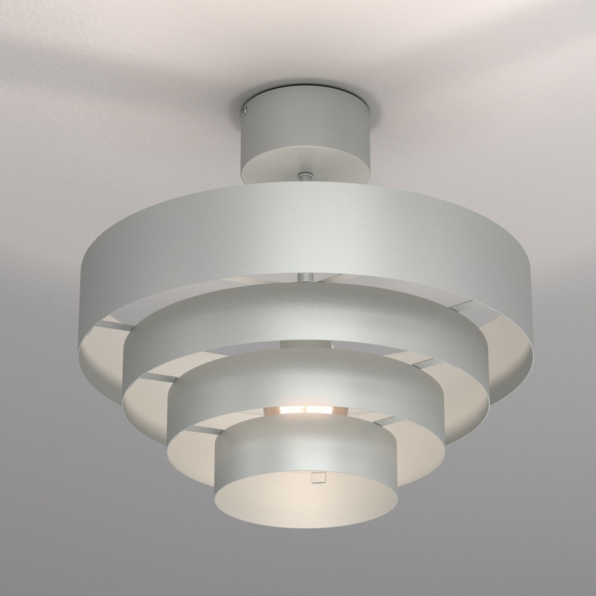 Candeeiro integrado RINGS 1xE27/15W/230V cromado brilhante
