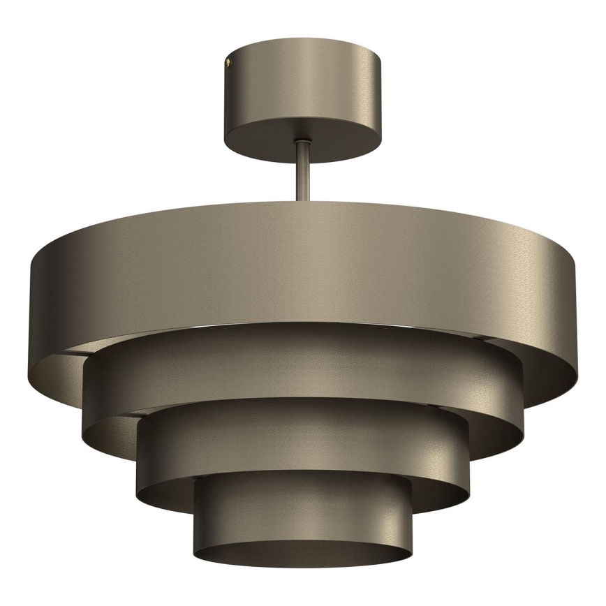 Candeeiro integrado RINGS 1xE27/15W/230V latão