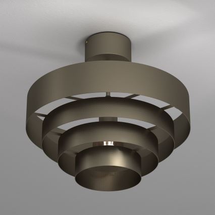 Candeeiro integrado RINGS 1xE27/15W/230V latão