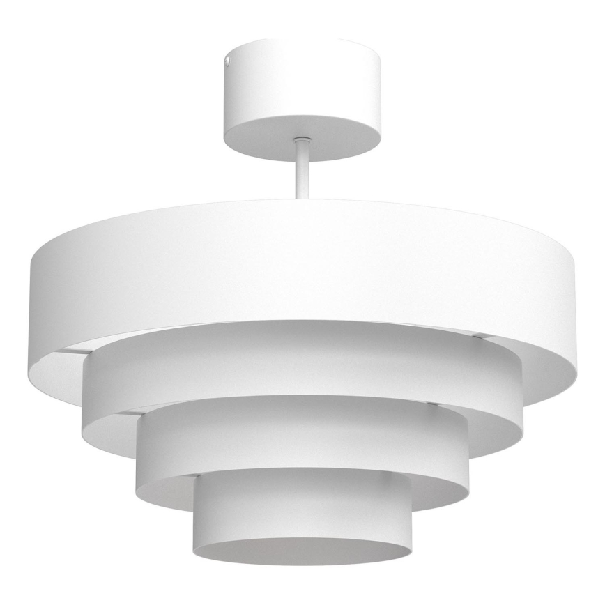 Candeeiro integrado RINGS 2xE27/15W/230V branco