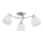Candeeiro integrado SEVA 3xE27/15W/230V cromado brilhante