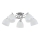Candeeiro integrado SEVA 5xE27/15W/230V cromado brilhante