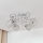 Candeeiro integrado SOPHIA 5xE27/15W/230V cromado brilhante/transparente