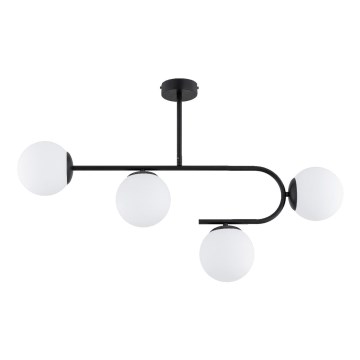 Candeeiro integrado STELLAR 4xE14/10W/230V preto