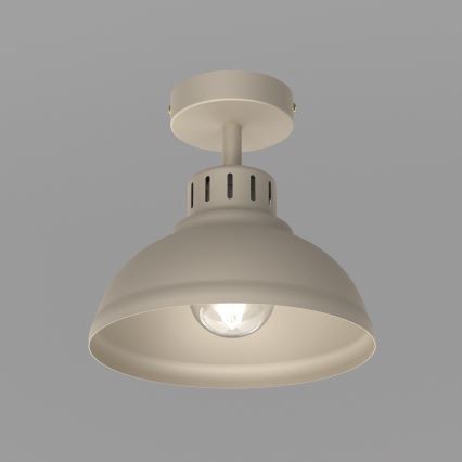 Candeeiro integrado SVEN 1xE27/15W/230V bege