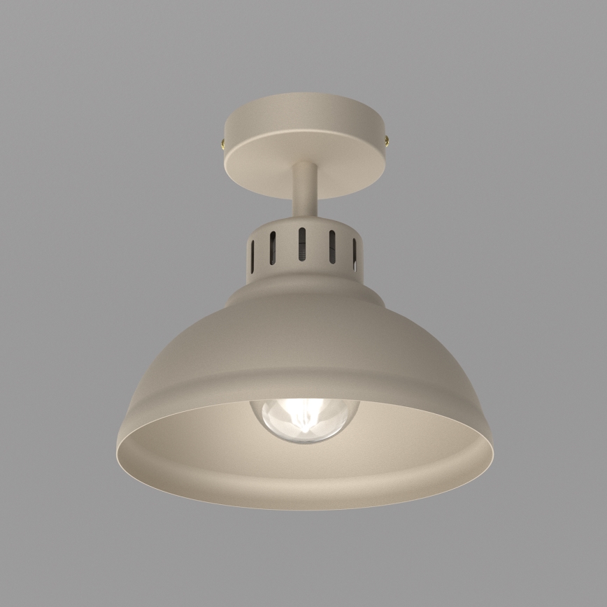 Candeeiro integrado SVEN 1xE27/15W/230V bege