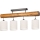 Candeeiro integrado TRENO 4xE27/25W/230V pinho