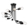 Candeeiro integrado TRINITY 10xE27/15W/230V preto