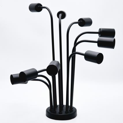 Candeeiro integrado TRINITY 10xE27/15W/230V preto