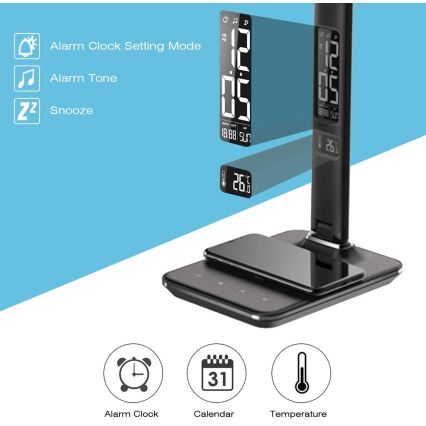Candeeiro LED com regulação e carregamento sem fios LED/8,5W/12V