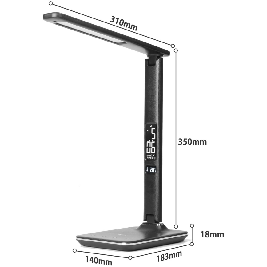 Candeeiro LED com regulação e carregamento sem fios LED/8,5W/12V