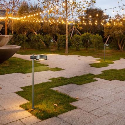 Candeeiro LED para exterior LED/7W/230V 3000K IP65 preto
