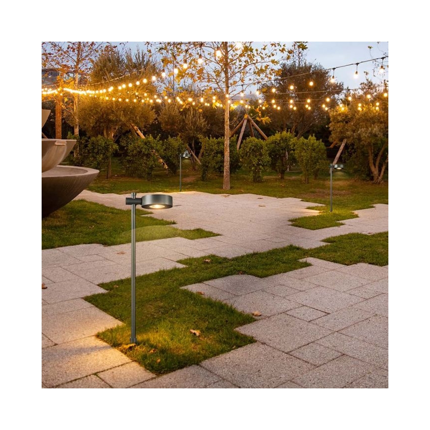 Candeeiro LED para exterior LED/7W/230V 3000K IP65 preto