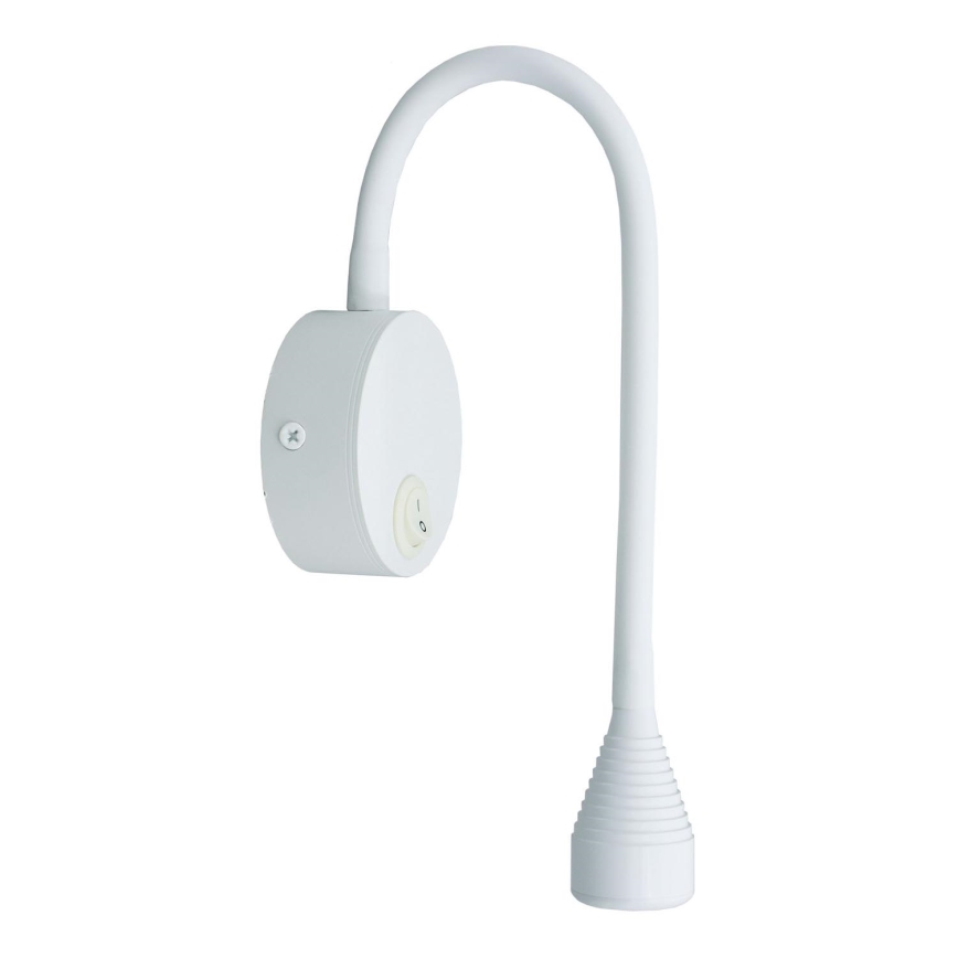 Candeeiro LED pequeno e flexível IONAS LED/3W/230V 3000K branco