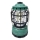 Candeeiro LED Portátil para acampar com regulação 3xLED/3W/3xAA IPX4 verde