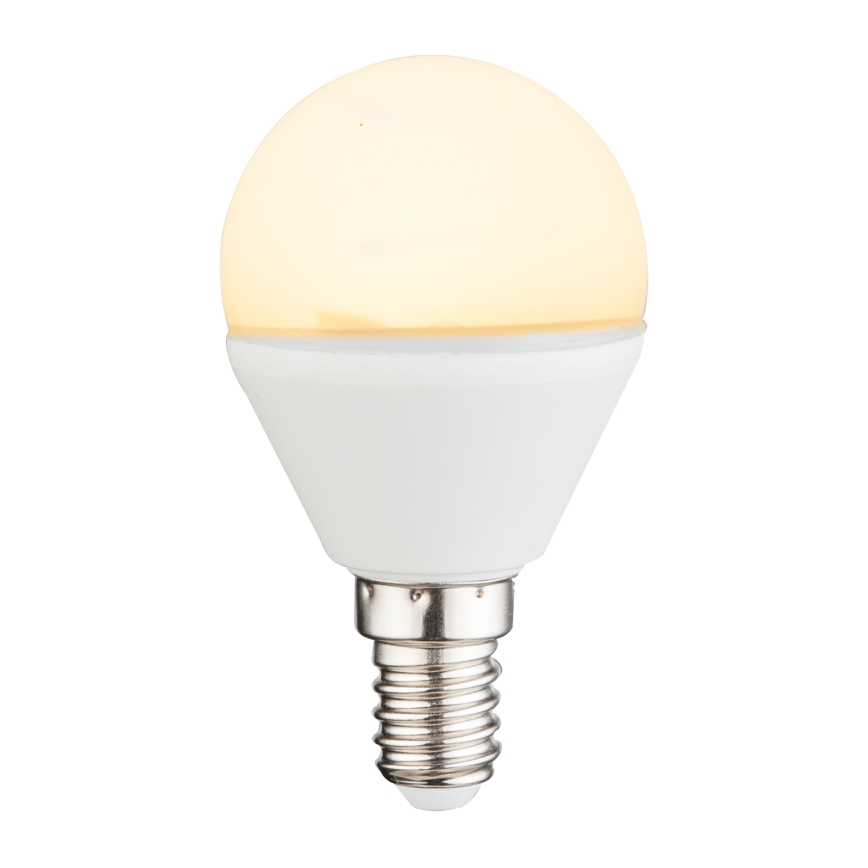 Candeeiro LED RGBW com regulação E14/4,9W/230V 2700K + comando - Globo