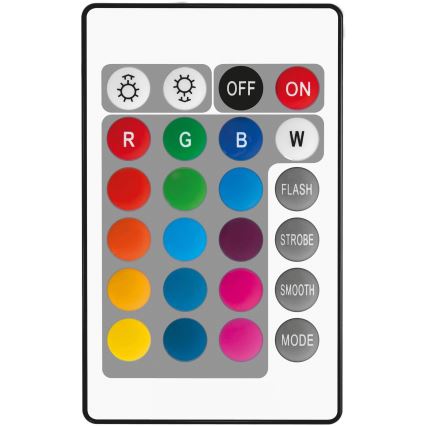 Candeeiro LED RGBW com regulação E14/4,9W/230V 2700K + comando - Globo