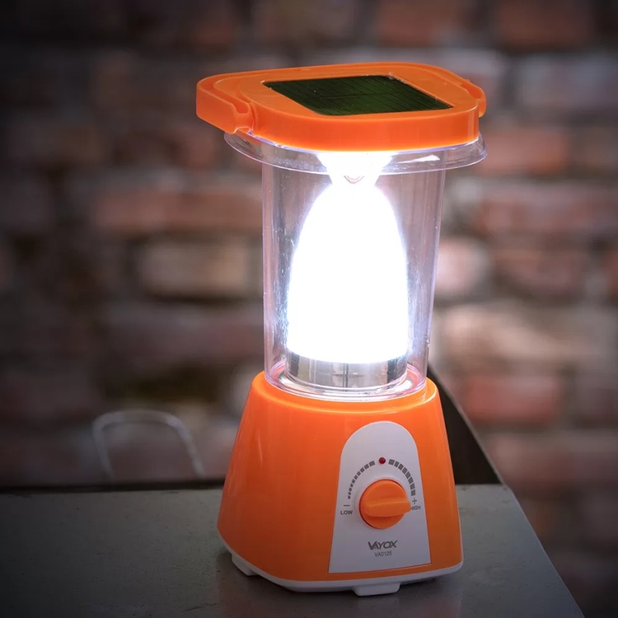 Candeeiro LED solar com regulação e função power bank LED/230V 710 brilhante 1600 mAh