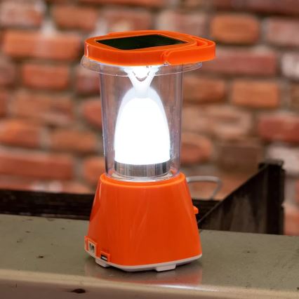 Candeeiro LED solar com regulação e função power bank LED/230V 710 brilhante 1600 mAh