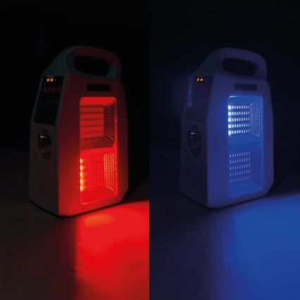 Candeeiro LED  solar  com um altifalante e power bank LED/5W/7200mAh IP65