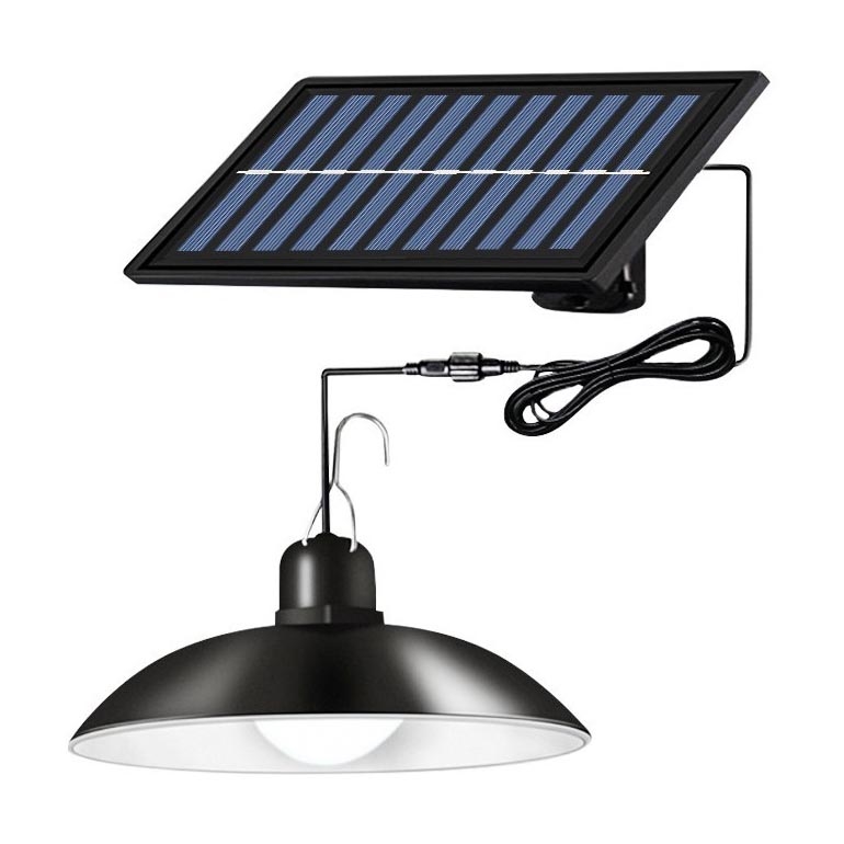 Candeeiro LED Solar suspenso com regulação LED/1,8W/3,7V IP44 6500K 800 mAh + comando