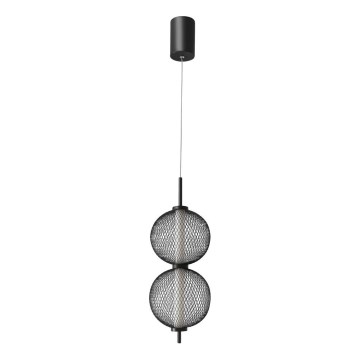 Candeeiro LED suspendido PUMA LED/10W/230V diâmetro 14 cm preto