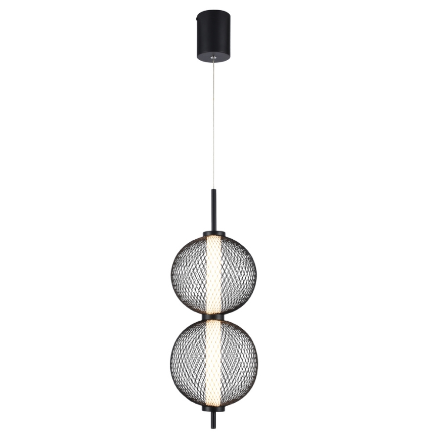 Candeeiro LED suspendido PUMA LED/10W/230V diâmetro 14 cm preto