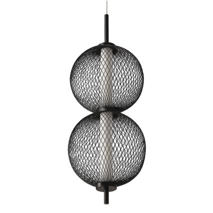 Candeeiro LED suspendido PUMA LED/10W/230V diâmetro 14 cm preto