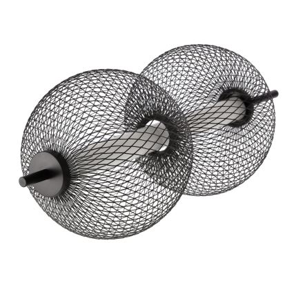Candeeiro LED suspendido PUMA LED/10W/230V diâmetro 14 cm preto