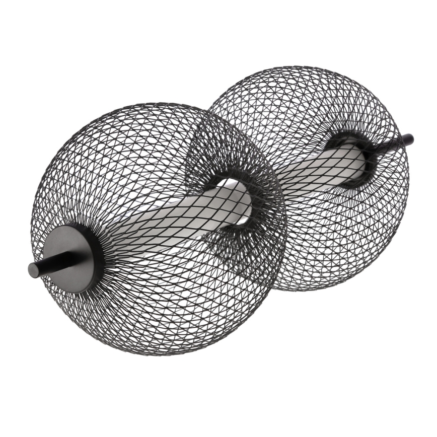 Candeeiro LED suspendido PUMA LED/10W/230V diâmetro 14 cm preto