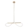 Candeeiro LED suspenso SUPREME LED/22W/230V 100 cm dourado