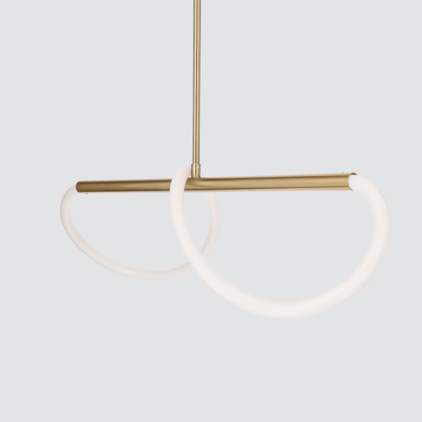 Candeeiro LED suspenso SUPREME LED/22W/230V 100 cm dourado