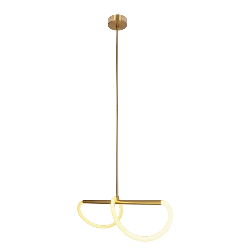 Candeeiro LED suspenso SUPREME LED/22W/230V 100 cm dourado