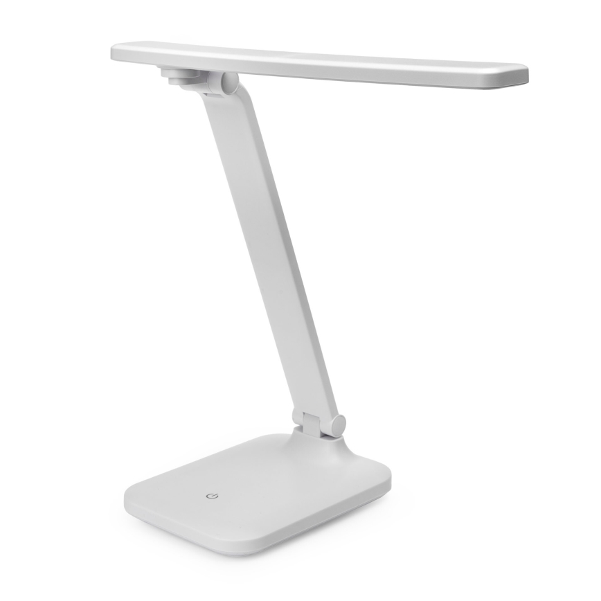 Candeeiro de mesa LED tátil com regulação e carregamento sem fios e Porta USB REMUS LED/5W/230V branco