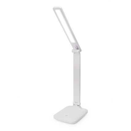 Candeeiro de mesa LED tátil com regulação e carregamento sem fios e Porta USB REMUS LED/5W/230V branco